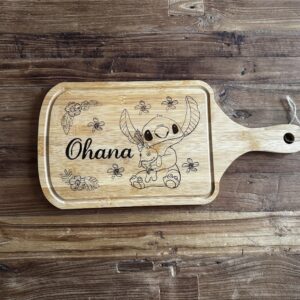 Bijtende Stitch serveerplank