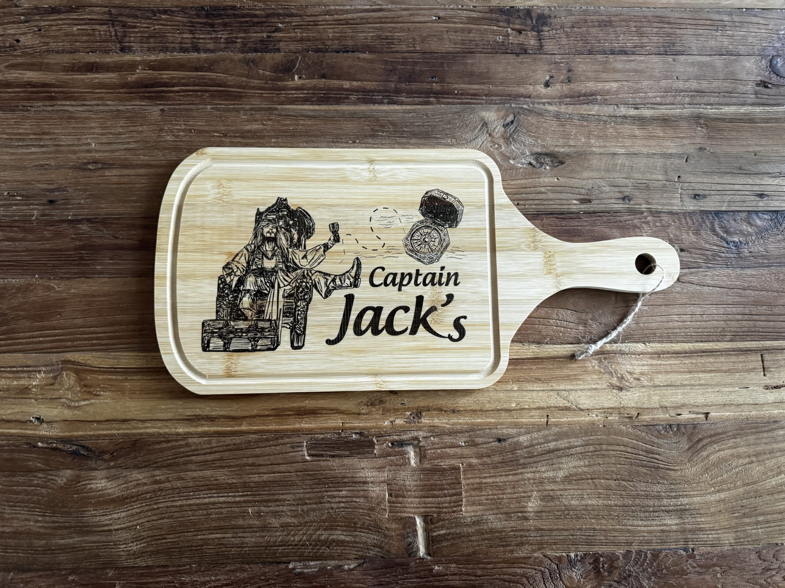 Captain Jack's serveerplank