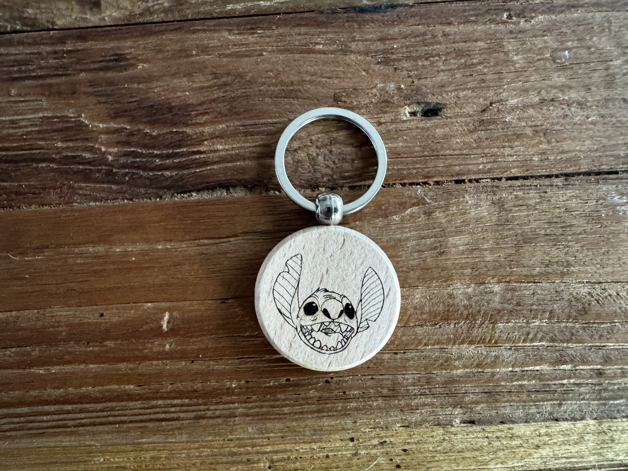 Stitch gezicht Sleutelhanger